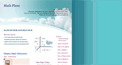Desktop Screenshot of mathplane.com